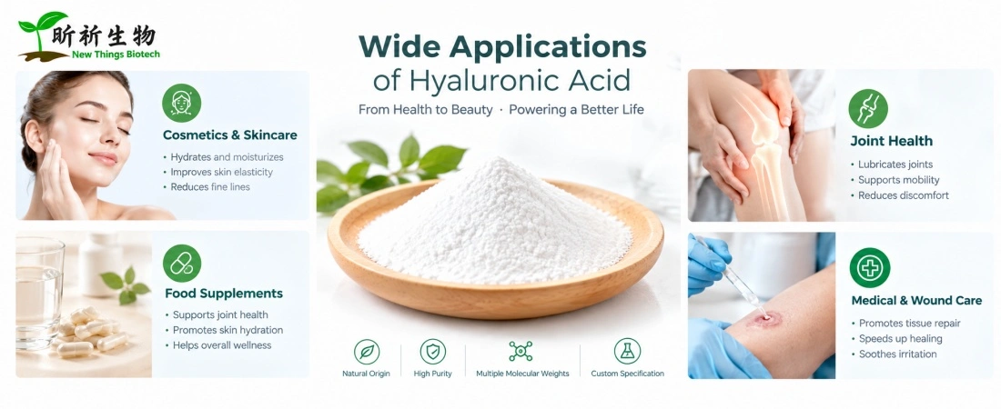 application for bulk sodium hyaluronate powder 
