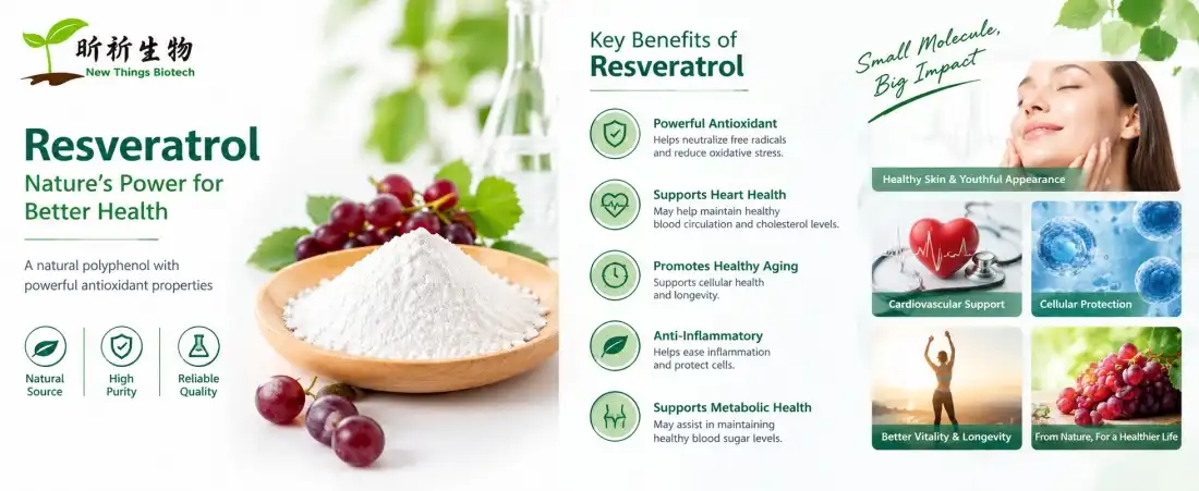 benefit for organic resveratrol powder