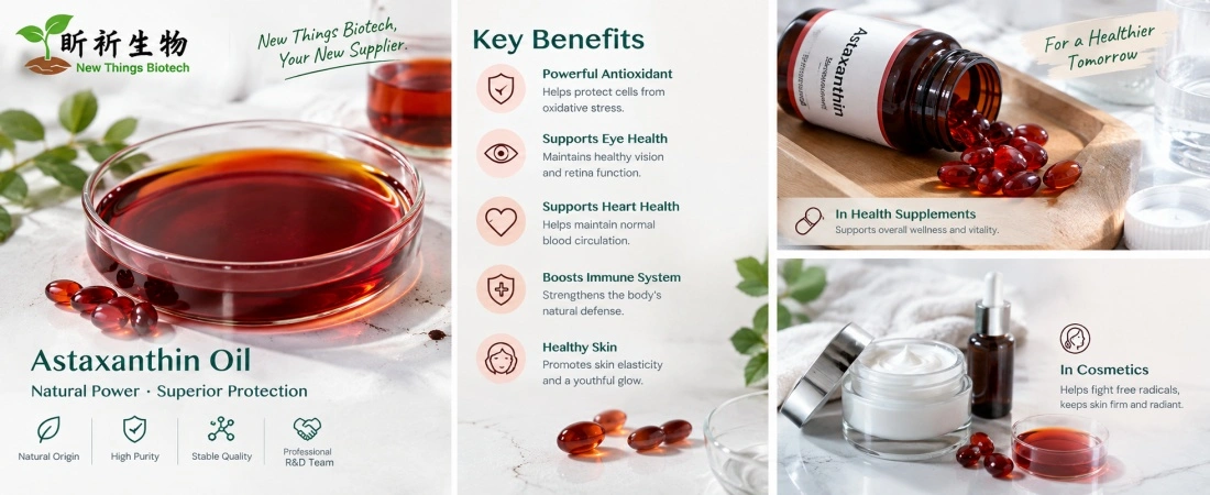 Application for Astaxanthin-Enriched Krill Oil