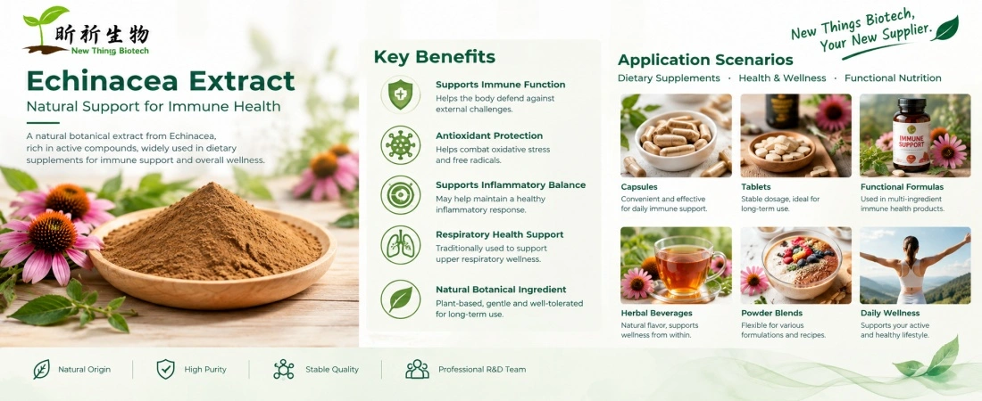 Application for Echinacea Extract powder