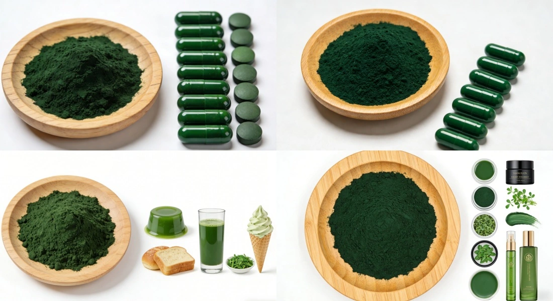 Application for Chlorophylle Powder