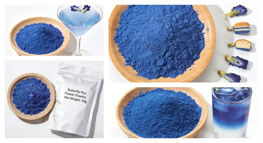 Application for Blue Matcha Butterfly Pea Flower Powder