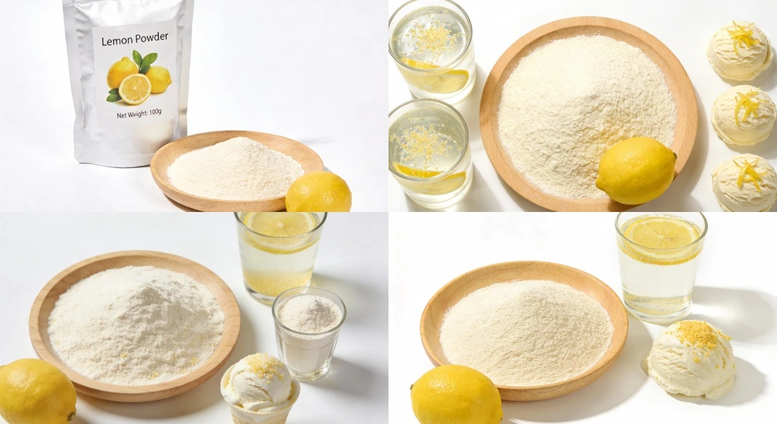 Application for Organic Freeze Dried Lemon Powder