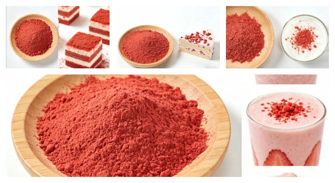 Application for Freeze Dried Strawberry Powder Bulk Application for Freeze Dried Strawberry Powder Bulk