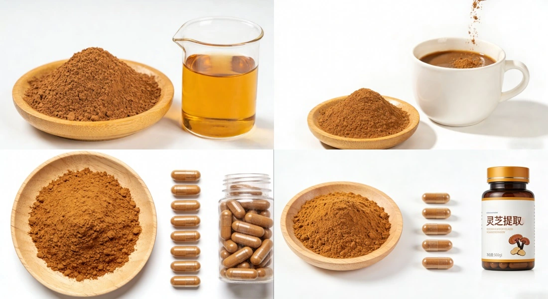 Application for Reishi Mushroom Powder Bulk