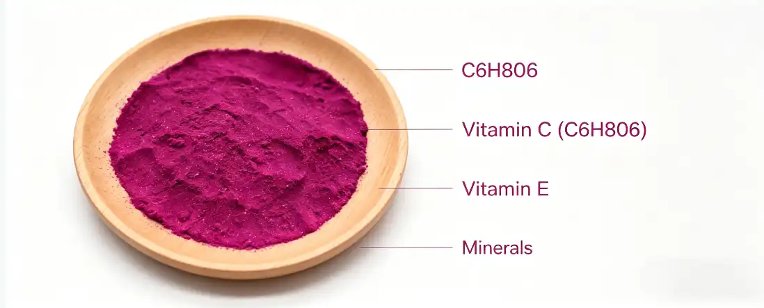 Vitamin for Freeze dried pink pitaya powder Vitamin for Freeze dried pink pitaya powder