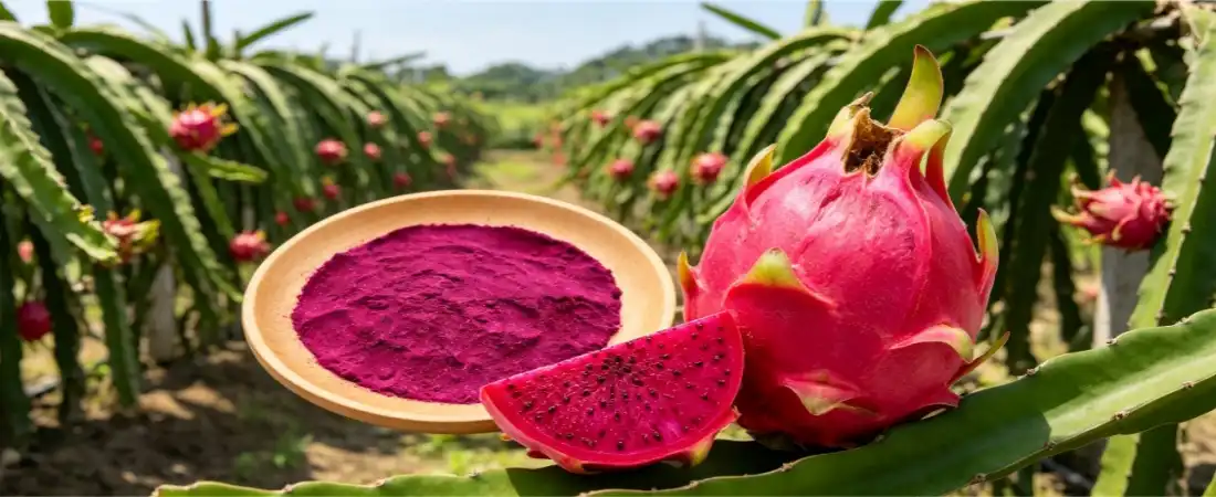 dragon fruit freeze dried powder