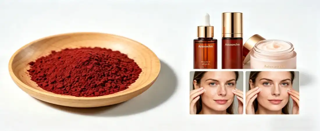 Application for astaxanthin powder for skin Application for astaxanthin powder for skin
