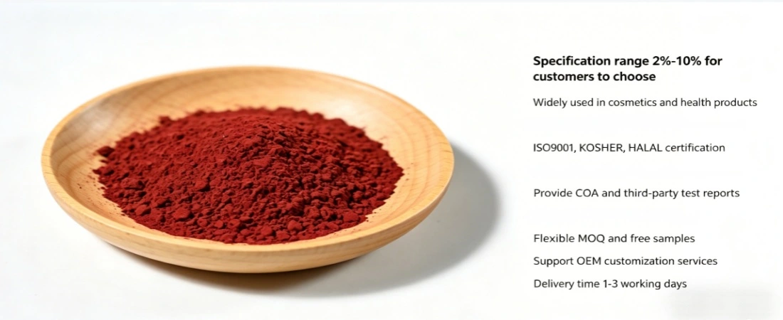 Advantage for astaxanthin 10 powder