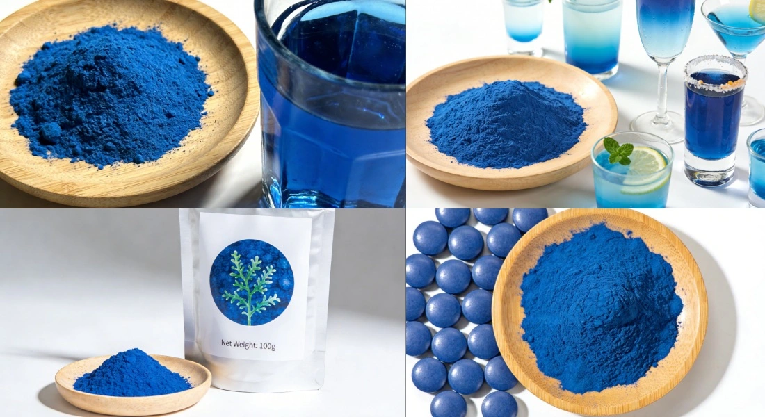Application for blue spirulina phycocyanin powder Application for blue spirulina phycocyanin powder