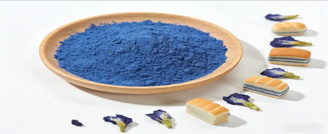 powdered butterfly pea flower for food