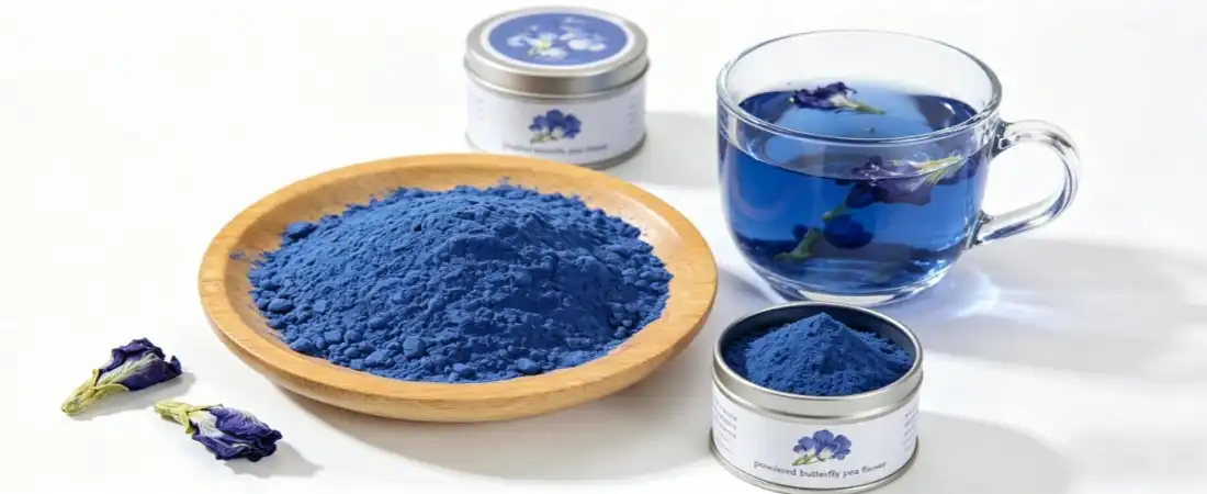 Blue Matcha Butterfly Pea Flower Powder for drinks Blue Matcha Butterfly Pea Flower Powder for drinks