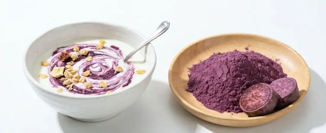 yogurt with ube powder bulk