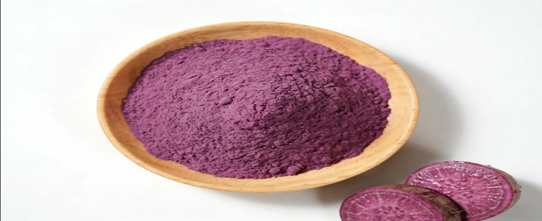 Natural ube powder