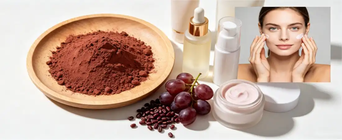 Organic Grape Seed Extract Powder for high-end cosmetics