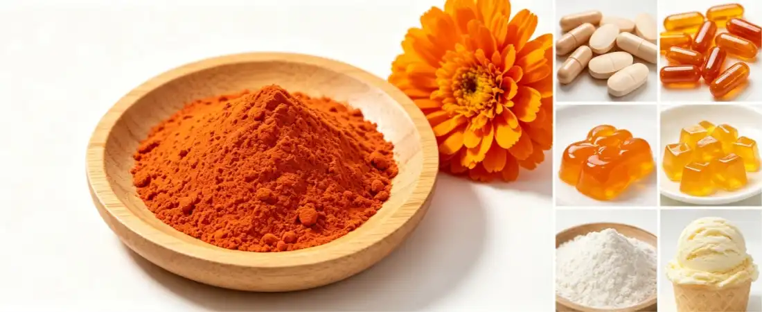 application for wholesale zeaxanthin microencapsulated powder