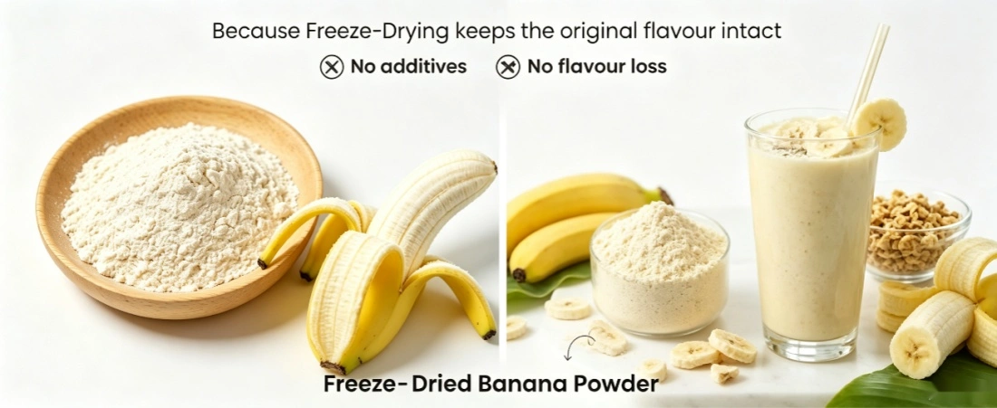 advantage for Organic Freeze Dried Banana Powder advantage for Organic Freeze Dried Banana Powder
