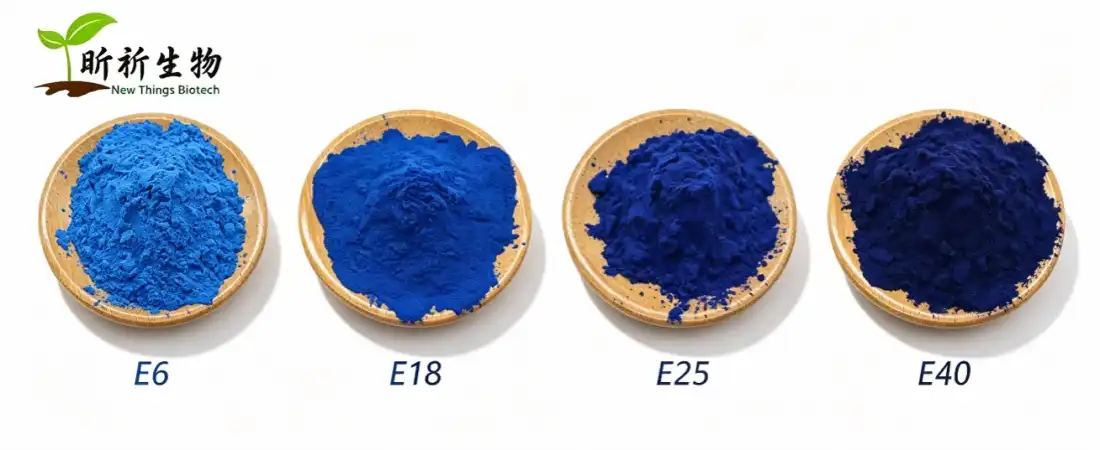 different specification for Blue phycocyanin